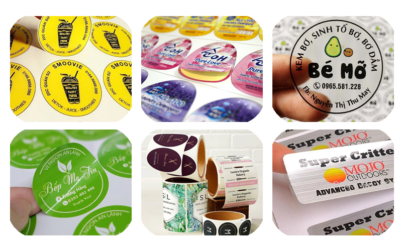 in nhãn mác dán lên sản phẩm